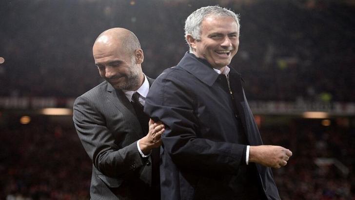 Man City and Tottenham managers - Pep Guardiola and Jose Mourinho